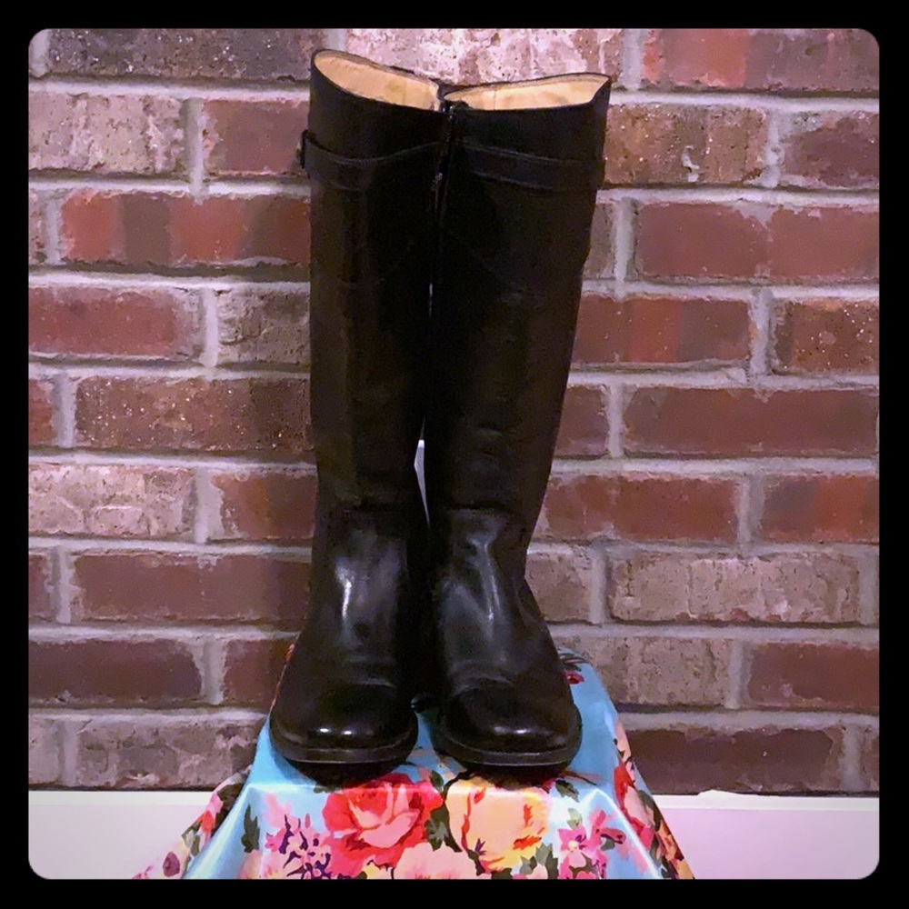 Frye Black Riding boots size 8